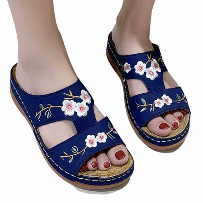 Orthopedic wedge sandals hot sale