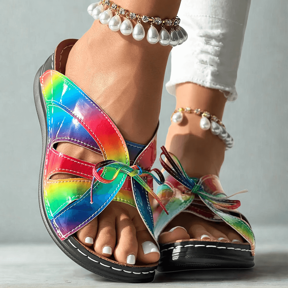 Soraya Soft Arch Bow Sandals