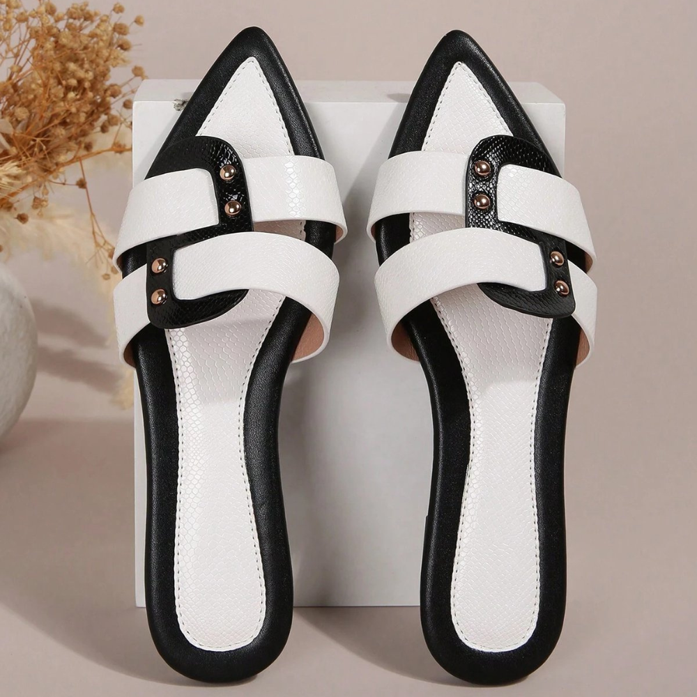 Albara Stylish Pointed Flat Sandals