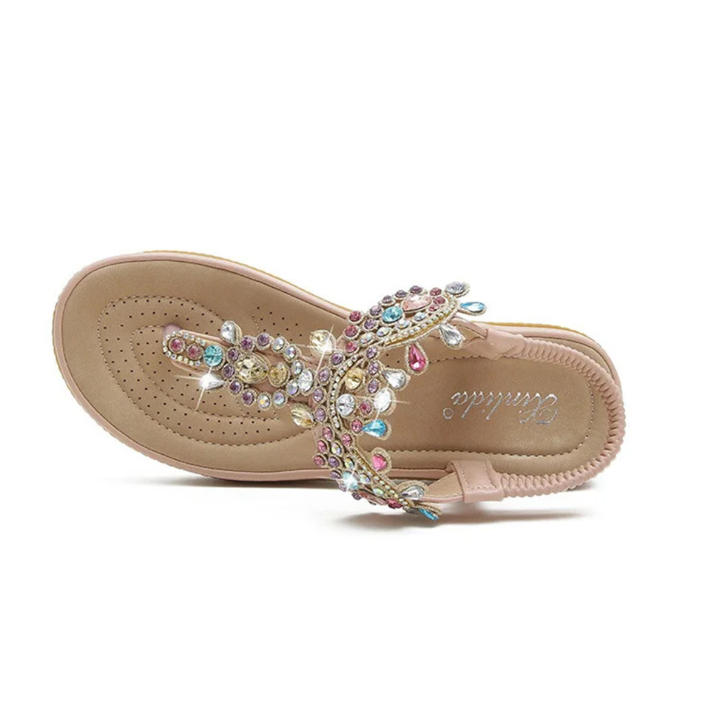 Ravello Crystal-Embellished Sandals