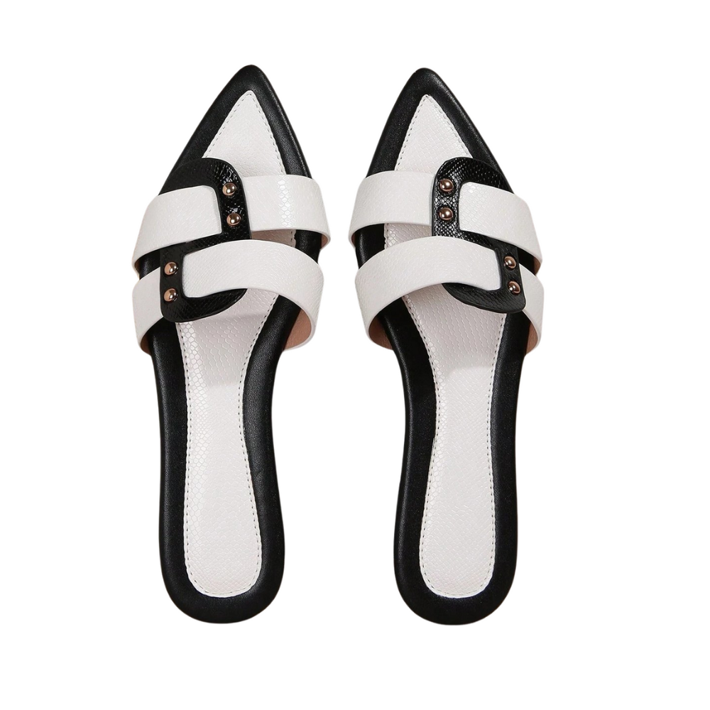 Albara Stylish Pointed Flat Sandals