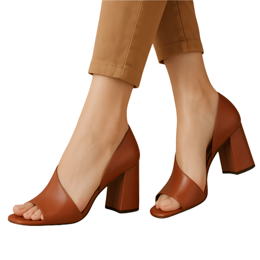 Berlin Plain Hollow Heel Sandals