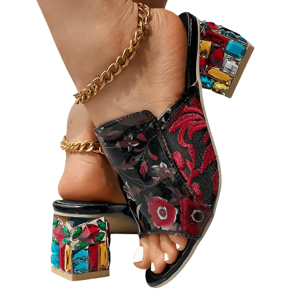 Serelina Gem Wedge Sandals