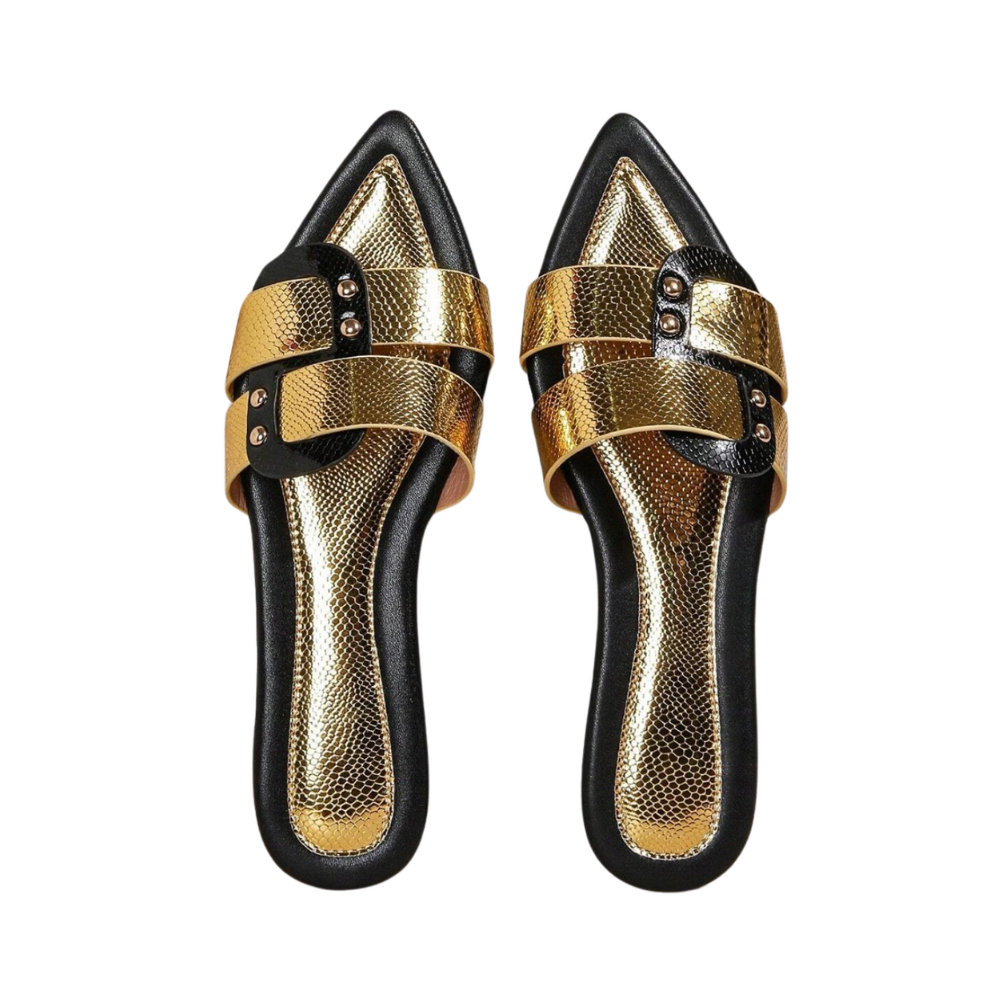 Albara Stylish Pointed Flat Sandals