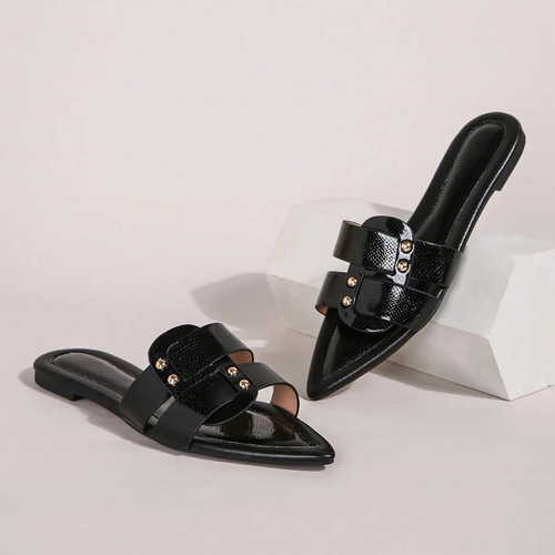 Albara Stylish Pointed Flat Sandals