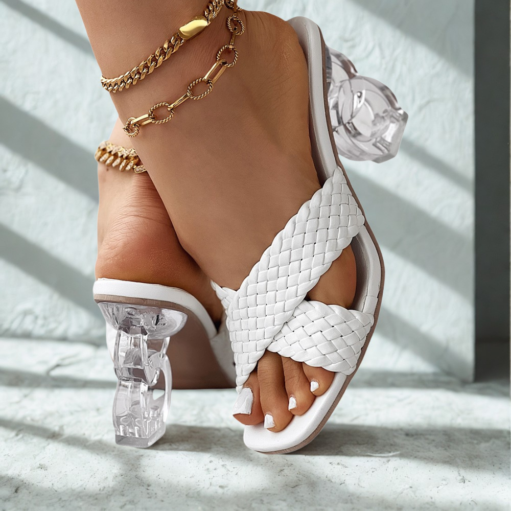 Copenhagen Braided High Heel Sandals