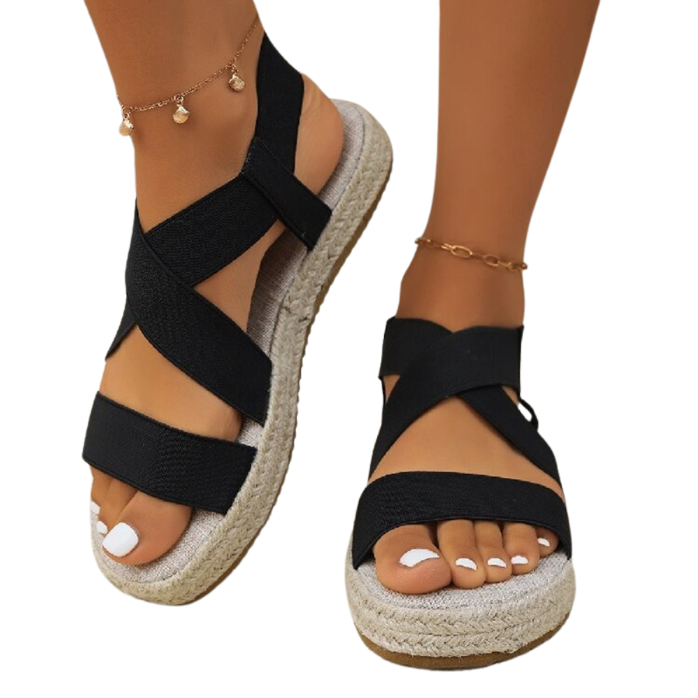 Córdoba Cross-Band Espadrille Sandals