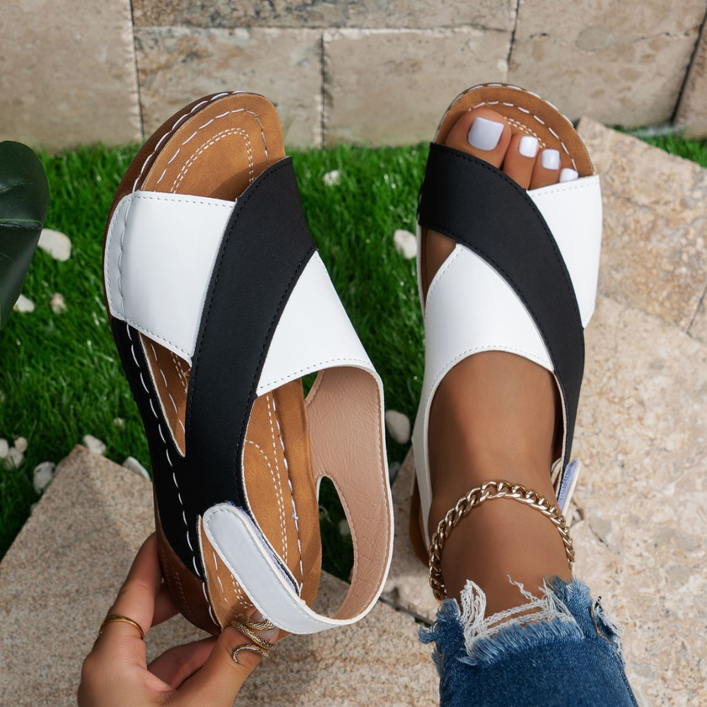 Lucca Orthopedic Comfort Wedge Sandals