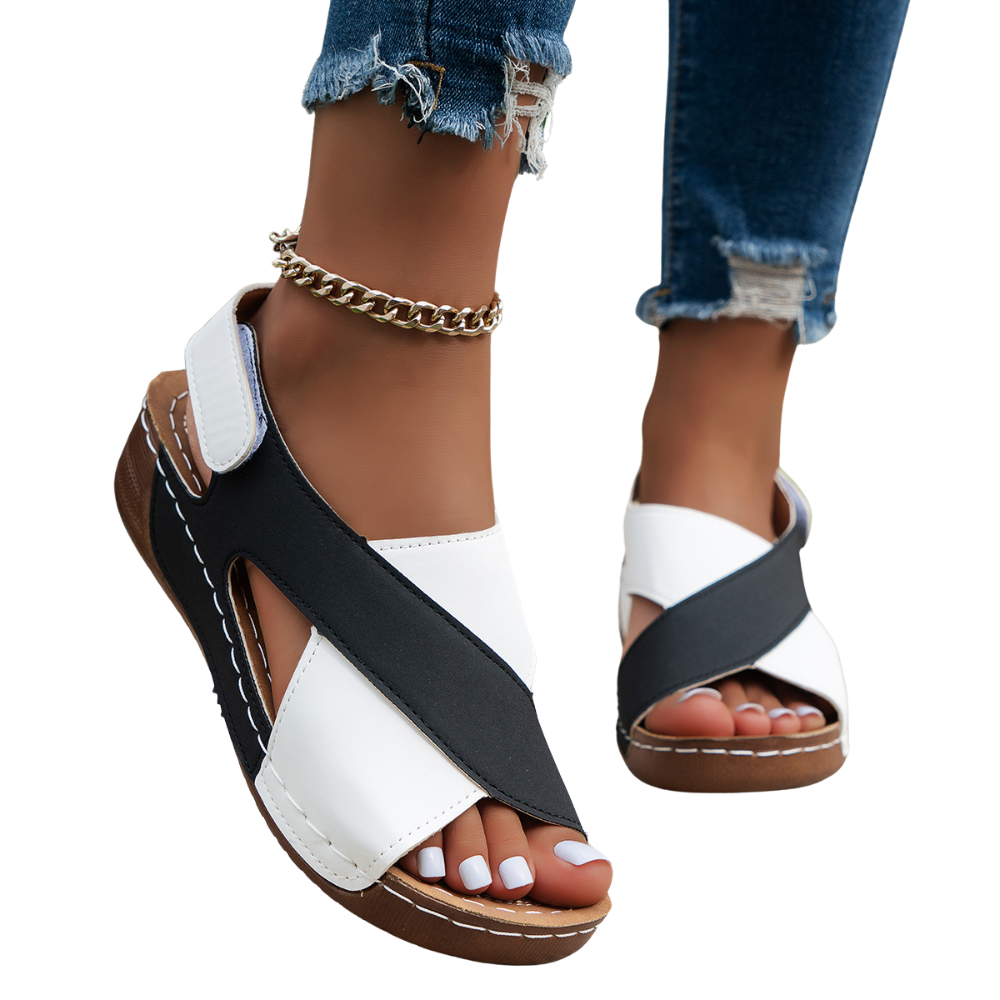 Lucca Orthopedic Comfort Wedge Sandals