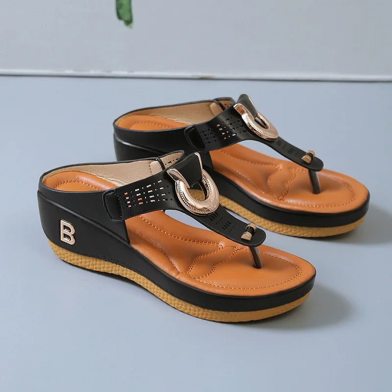 Alicante Soft Cushioned Wedge Sandals