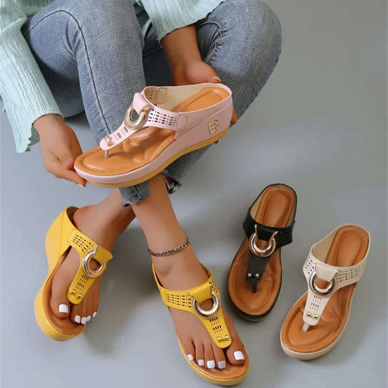 Alicante Soft Cushioned Wedge Sandals