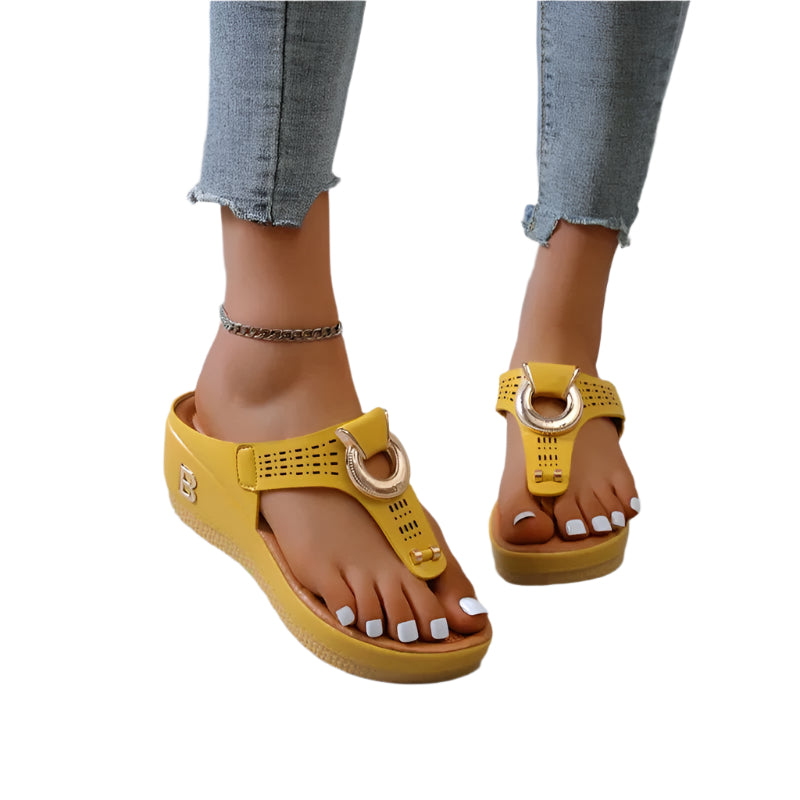 Alicante Soft Cushioned Wedge Sandals