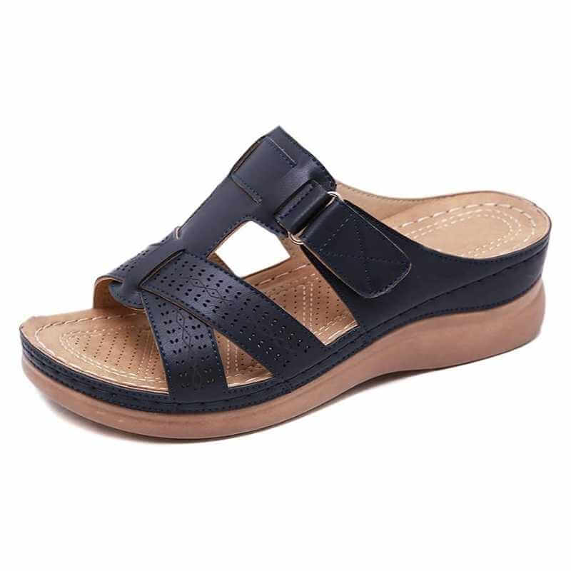 Corsica Orthopedic Low Heel Wedge Sandals
