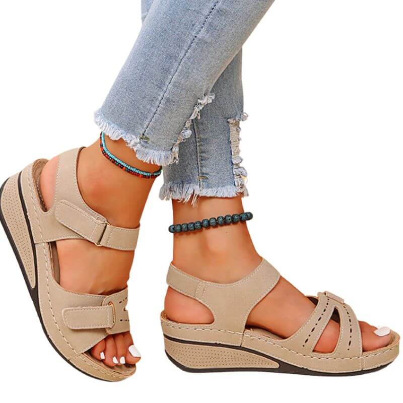Verona Soft Bottom Wedge Heels Sandal
