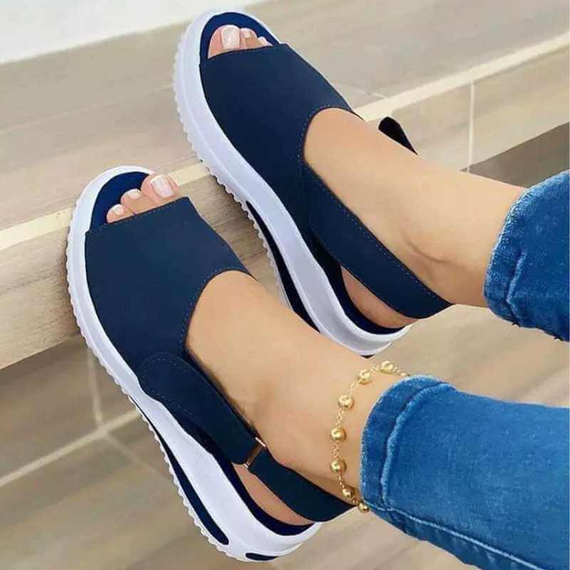 Riviera Stretch Fabric Sandals