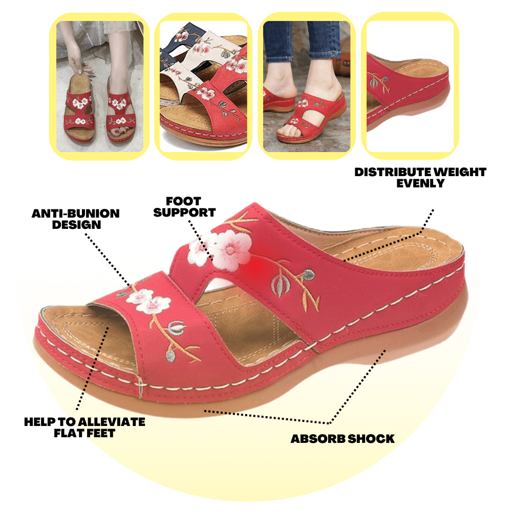 Sienna Orthopedic Wedge Sandals