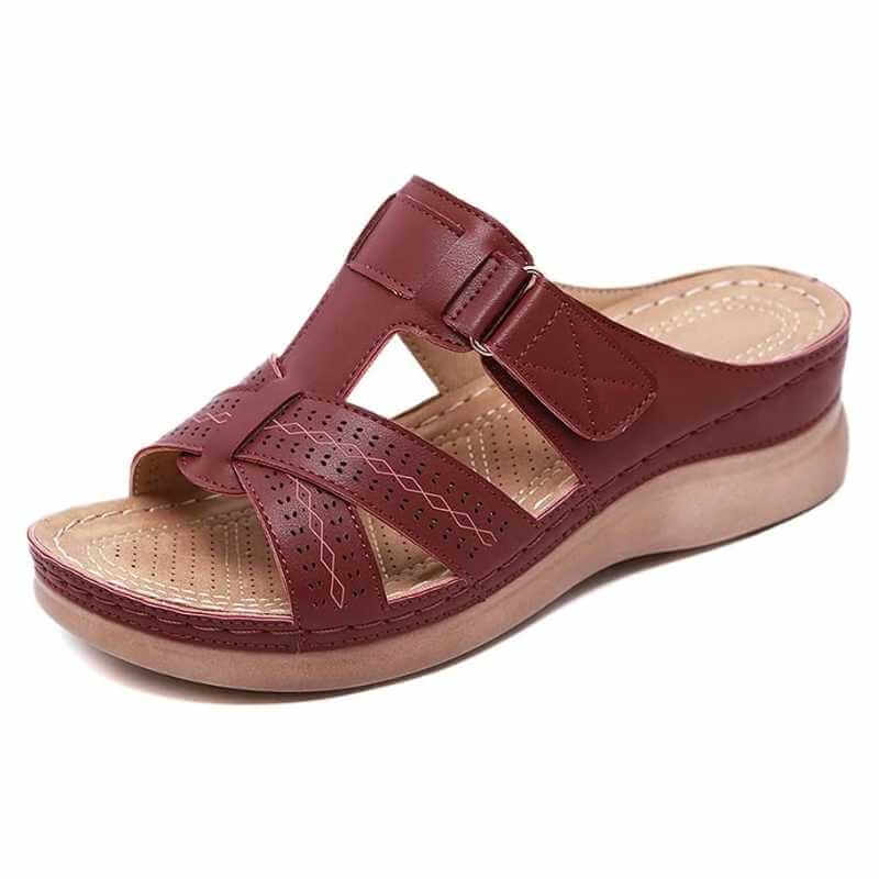 Corsica Orthopedic Low Heel Wedge Sandals