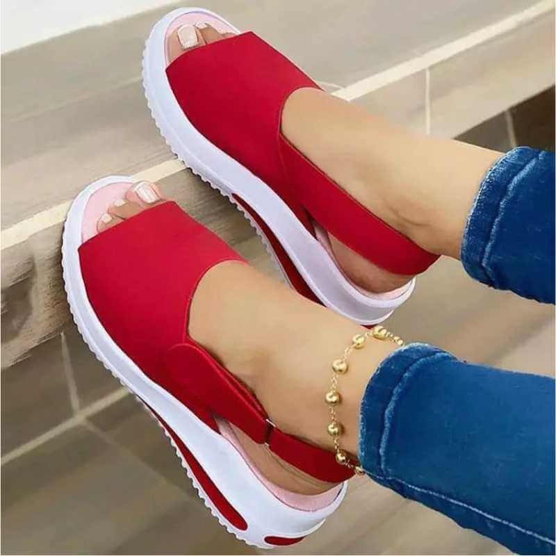 Riviera Stretch Fabric Sandals
