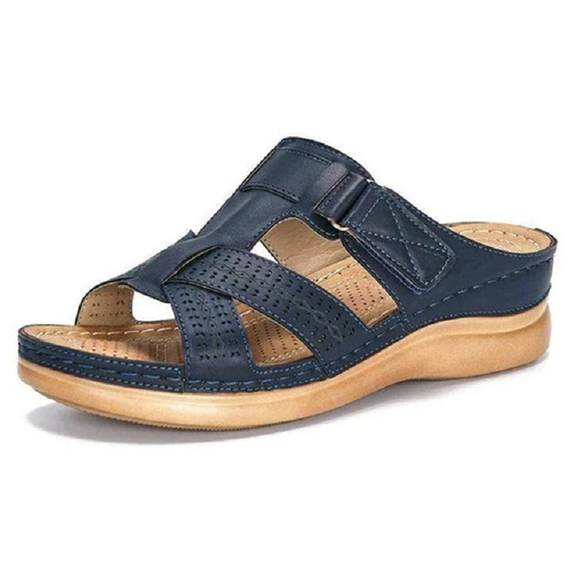 Corsica Orthopedic Low Heel Wedge Sandals