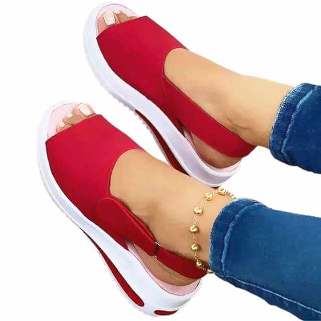 Riviera Stretch Fabric Sandals